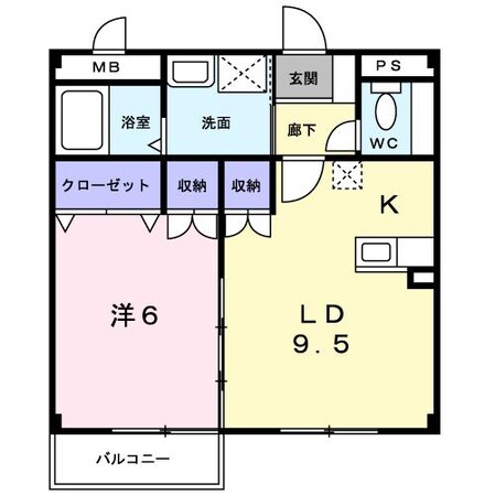 サニー　ヴィオラの物件間取画像